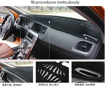 Automobilio prietaisų skydelio apima kilimėlis BMW Naujas 5 Serijos 2010-2016 metų Dešinės rankos ratai dashmat trinkelėmis brūkšnys apima auto prietaisų priedai