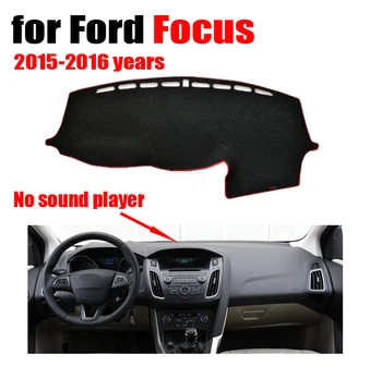 Automobilio prietaisų skydelio apima kilimėlis Ford Focus Mažai konfigūracija-2016 Kairėje ratai dashmat trinkelėmis brūkšnys apima auto priedai