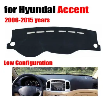 Automobilio prietaisų skydelio apima kilimėlis Hyundai Accent 2006-Mažai Konfigūracija Kairės pusės ratai dashmat trinkelėmis brūkšnys apima auto priedai