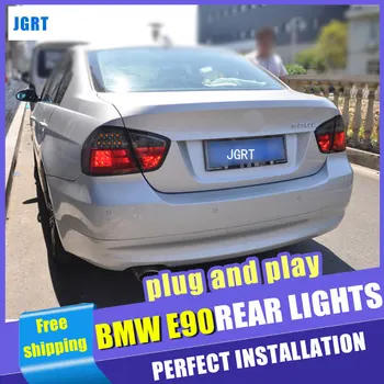 Automobilio stilius BMW E90 užpakalinis žibintas asamblėjos 2005-2008 m. už E90 galiniai žibintai, skirtoje automobilių šviesos diodų (led žibintas užpakalinis žibintas su 4pcs.