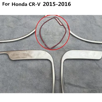 Automobilio Stilius detektorius stick Nerūdijančio plieno, Viduje Durys Garso Kalbėti Garso Padengti Žiedas apdaila 4pcs Honda CRV CR-V 2016