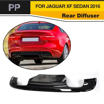 Automobilio Stilius PP Auto Galinio Buferio Lip Difuzorius Už Jaguar XF Sedanas 4 Durų 2016