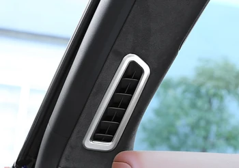 Automobilio Stilius Stulpelio oro kondicionavimo angos rėmo dangtis apdaila, interjero blizgančiais oro išleidimo juostelės 3D lipdukas, skirtas 