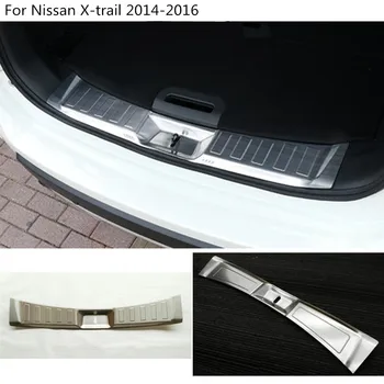 Automobilių Nerūdijančio Plieno vidinis Galinio galinio Bamperio apdailos plokštės Kamieno kadro riba Nissan X-trail xtrail T32/Nesąžiningi m. m. 2016 m.