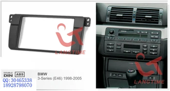 Automobilių refitting DVD rėmo DVD pultas Brūkšnys Rinkinys Fasciją Radijo Rėmo Garso rėmas 98-05 BMW 3 (E46), 2DIN