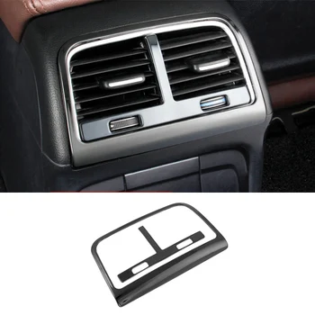 Automobilių stiliaus Galinės oro kondicionavimo angos dekoratyvinis rėmelis oro išleidimo apdailos lipdukai Dangteliai Audi Q5 a4 b8 a5 auto Priedai