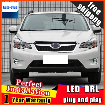 Automobilių stiliaus LED rūko šviesos Subaru Impreza 2011-LED Rūko žibintas su lęšio ir šviesos DIODŲ dienos metu veikia ligh automobilių 2 funkcija