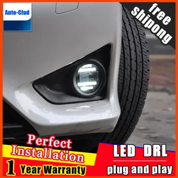 Automobilių stiliaus LED rūko šviesos Subaru XV 2012-2016 LED Rūko žibintas su lęšio ir šviesos DIODŲ dienos metu veikia ligh automobilių 2 funkcija