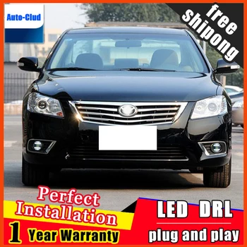 Automobilių stiliaus LED rūko žibintas toyota Reiz 2010-2013 LED Rūko žibintas su lęšio ir šviesos DIODŲ dienos metu veikia ligh automobilių 2 funkcija
