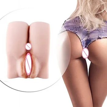 AUXFUN 3D Realus Tikroviška Vagina Anus Vyrų Masturbator Pūlingas Analinis Is Sekso Žaislas Vyrams Masturbacija sekso lėlė sekso produktai