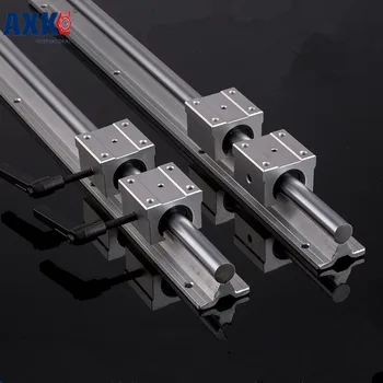 Axk 12mm Linear Rail Sbr12 300mm 2 Pcs And 4 Pcs Sbr12uu Linear Bearing Blocks For Cnc Parts 12mm Linear Guide