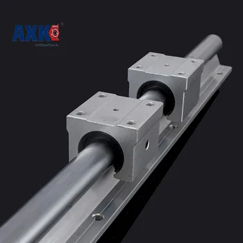 Axk 12mm Linear Rail Sbr12 300mm 2 Pcs And 4 Pcs Sbr12uu Linear Bearing Blocks For Cnc Parts 12mm Linear Guide