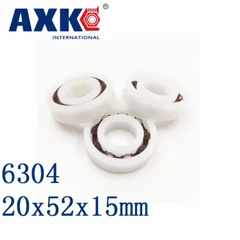 Axk 6304 Pom (10pcs) Plastic Ball Bearings 20x52x15mm Glass Balls 20mm/52mm/15mm