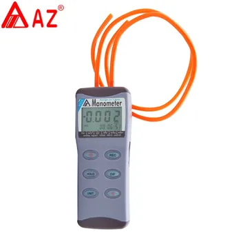 AZ8215 nešiojamų slėgio testeris Elektroninis diferencinio slėgio matuoklis priemonė skaičiuoja slėgio matuoklis diapazonas: 0-15psi