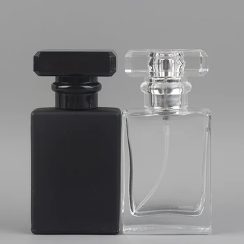 B034 50Pcs 30ml skaidraus stiklo butelis tuščias butelis kvepalai purkštukai, purškimo butelis purškimo butelis gali būti užpildytas nešiojamų kelionės