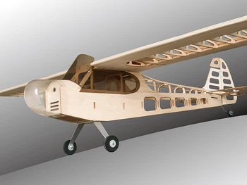 Balsa Medienos Lėktuvo Modelis j3 skyrius 1180mm Sparnų Balsa Medienos Lėktuvo Modeliai RC Pastatas Žaislai Woodiness modelis /MEDIENOS, PLOKŠTUMOS