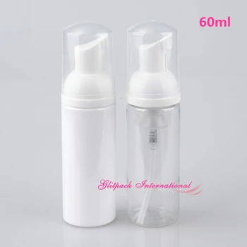 Baltas/Skaidrus 60ml 30ml Kosmetikos plastikinio butelio PET Putų Siurblys Buteliai ekologiškos muilo putos konteineriai, Veido Valikliu