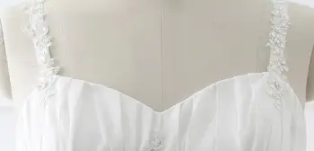 BANVASAC 2017 Naujos Linijos, Elegantiškas Kristalai Brangioji Vestuvių Suknelės Rankovių Lentjuostės Šifono Valymo Traukinio Vestuvinės Suknelės