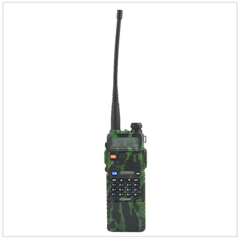 Baofeng UV-5R dualband Kamufliažas walkie talkie 136-174/400-520MHz du būdu radijo w/ laisvas ausinės ir 3800mAh Li-ion baterija
