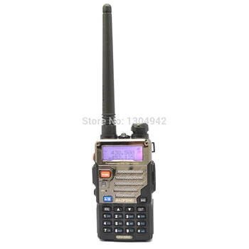 BAOFENG UV-5RE Walkie Talkie VHF/UHF Dual Band Kumpis Patogu Medžioklės Radijo Imtuvas Su Headfone + Garsiakalbis Mikrofonas