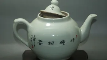 Bauda senas Kinų porceliano Kungfu arbatos puodai Tapybos ir poezijos trylika šešerius metus, Antikvariniai porceliano