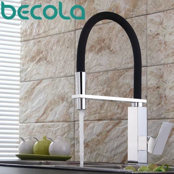 Becola naujo dizaino žalvario virtuvės maišytuvas Traukti Žemyn, Kriauklė, Maišytuvas, Pasukami 360 Virtuvės Maišytuvas Bakstelėkite B-9204