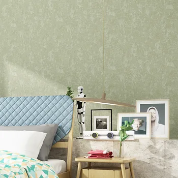 Beibehang Derliaus Amerikos margas, žalia lyguma viešbutis tapetai namų dekoro miegamojo kambarį paprasto 3d tapetai papel de parede
