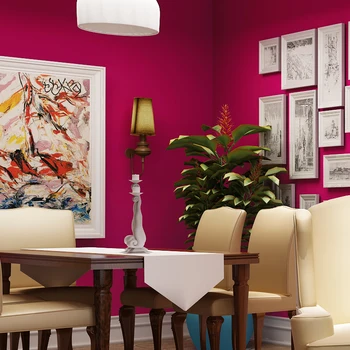 Beibehang minimalistinio vientisos spalvos tapetai miegamajame romantiška fone grožio salonas asfaltuotas raudona rožė tapetai papel de parede
