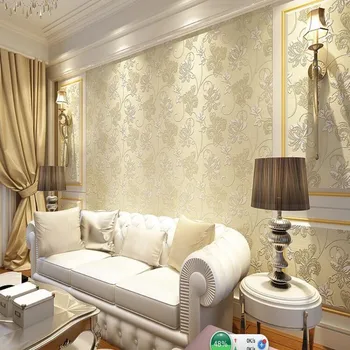 Beibehang Nuolaida Europos stiliaus 3d tapetai Damaske tapetai, freskos miegamasis, gyvenamasis kambarys su sofa-lova, TV foną sienos 3 d