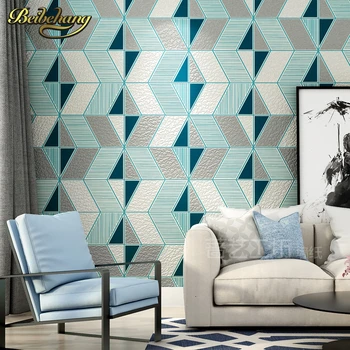 Beibehang papel de parede 3d Elnių odos geometrijos sienos popieriaus ritinį tapetai Kambarį grindys kreipkitės-popieriaus miegamasis skydelis