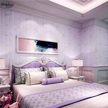 Beibehang Povandeninio pasaulio vaikų kambario tapetai žvaigždė svajonė violetinė neaustinių medžiagų mielas animacinių filmų šiltas miegamojo tapetai
