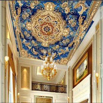 Beibehang Užsakymą grindys 3d Europos stiliaus marmuro lubų kilimų modelis grindų dažymas kambarys miegamasis apdailos dažymo