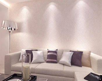 Beibehang vientisos spalvos tapetų sienos miegamojo kambarį šiuolaikinių namų puošybai šiltas TV 3d sienos tapetai papel de parede