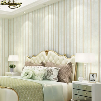 Beibehang šviesus fonas lyguma lyguma tapetai miegamajame, gyvenamasis kambarys papel de parede 3d juostele sienelės dokumentai namų dekoro lubų
