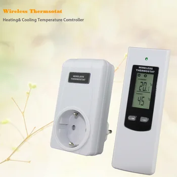 Belaidžio RD ryšio ES/JK LCD Ekranas Prijungti Termostatas Aušinimo Temperatūros Reguliatorius Su Apšvietimu Termostatai Thermoregulator