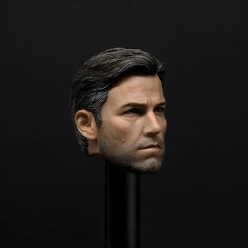Big Benas Betmenas Ben Affleck 1/6 Masto Vyrų Galvos Sculpts Modelis Žaislai, 12