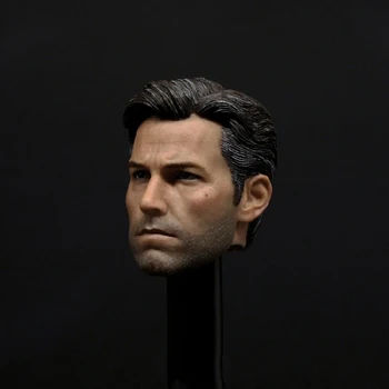 Big Benas Betmenas Ben Affleck 1/6 Masto Vyrų Galvos Sculpts Modelis Žaislai, 12