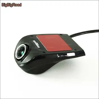 BigBigRoad wifi, Automobilių mini DVR Vairuotojo Vaizdo įrašymo Brūkšnys Cam Dual Lens Car Black Box priekiniai cam su Galinio vaizdo Kamera HD 1080P