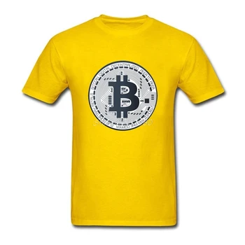 Bitcoin Cryptocurrency Kriptografijos Marškinėliai Plius Dydis-trumpomis Rankovėmis Užsakymą Marškinėlius Vyrų Vasaros Cosplay Medvilnės Crewneck Vyrų T-shirt