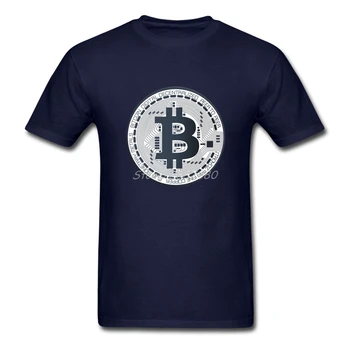 Bitcoin Cryptocurrency Kriptografijos Marškinėliai Plius Dydis-trumpomis Rankovėmis Užsakymą Marškinėlius Vyrų Vasaros Cosplay Medvilnės Crewneck Vyrų T-shirt