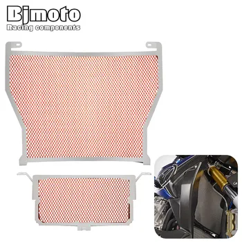 Bjmoto Motorbike Stainless steel Radiator Oil Cooler ProtectorGrill guard For BMW S1000R-S1000RR 2010-2016 HP4 S1000XR
