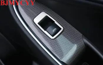 BJMYCYY Automobilių Durų porankiai valdymo skydelio rėmas kėlimo lango mygtuką apdaila, apdailos 4pcs už Chevrolet malibu XL 2016 17 18