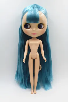 Blygirl lėlės 1/6 mados lėlės, 30cm lėlės Blyth įprastą kūno sąnarių 7, krištolo mėlyna Hai Liu tiesūs plaukai