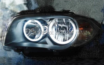 BMW 1 Serijos, E81 2007-2011 Halogeninės Puikus Angel Eyes Įvairių Spalvų Itin ryškių RGB LED Angel Eyes komplektas
