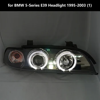 BMW 5 Serija E39 520 523 525LI 528 530LI 535LI Žibintai 1995-2003 Angel eyes priekiniai žibintai