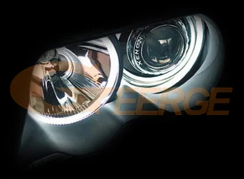 BMW E46 3 Serijos Sedanas arba Universalas su HID xenon 1999-2004 Puikus CCFL angel eyes komplektas Itin ryškus apšvietimas Halo Žiedas