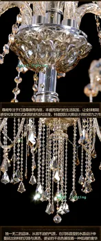 Bohemijos 32-42 vnt Konjakas kristalų liustra apšvietimo bažnyčios mall villa viešbučio didelio derliaus stiklo sietynas Candelabro lempos