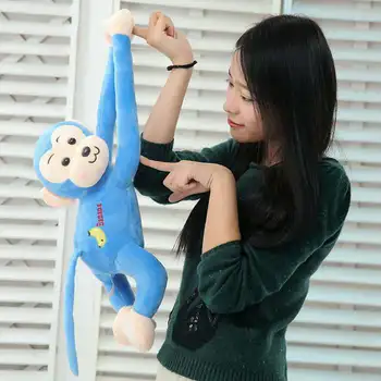 BOLAFYNIA Didelis pliušinis beždžionė beždžionių spalvų pliušinis kimštiniai žaislai, Valentino Diena dovana vaikams Kalėdų dovana