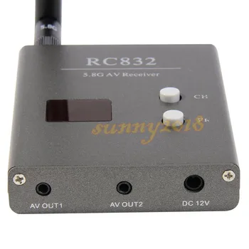 Boscam FPV 32Ch 5.8 G Bevielis AV Mini Siųstuvas TX TS5823 Imtuvas RC832 už FPV quadcopter