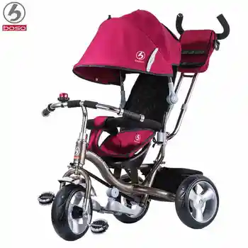 BOSO vaikas triratis EVA rato 8month-5years amžiaus kūdikiui plieno ir TPR rėmo, kūdikio vežimėlio dviratį